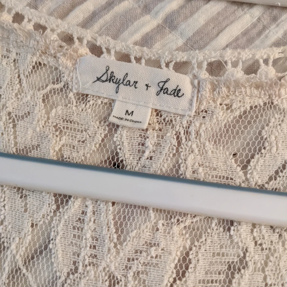 Skylar + Jade Tank with Lace Detail Size Medium